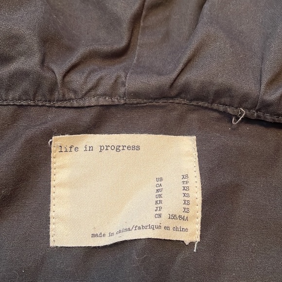 Women's Forever21 Olive Gray-esque Utility Style Lightweight Jacket with Hood - Picture 7 of 14